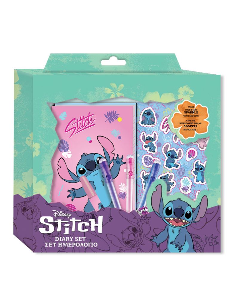 STITCH - Gift Set Notebook + Stickers + Stylo bille - vue principale