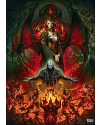 DIABLO IV - Lilith Composition - Puzzle 1000P - vue de face