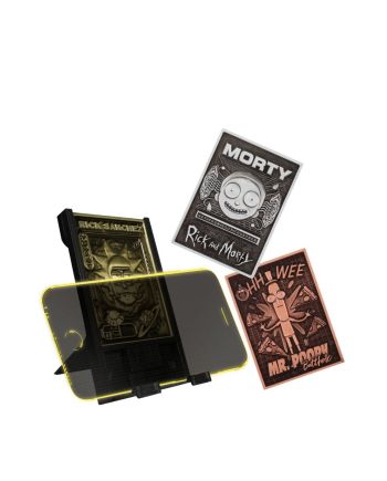 RICK & MORTY - Starter Pack de 3 Digiplates + Support interchangeable - vue de face
