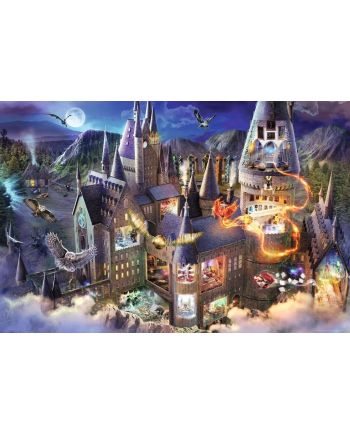 HARRY POTTER - Vue sur le château de Poudlard - Puzzle 3000pcs - vue de face