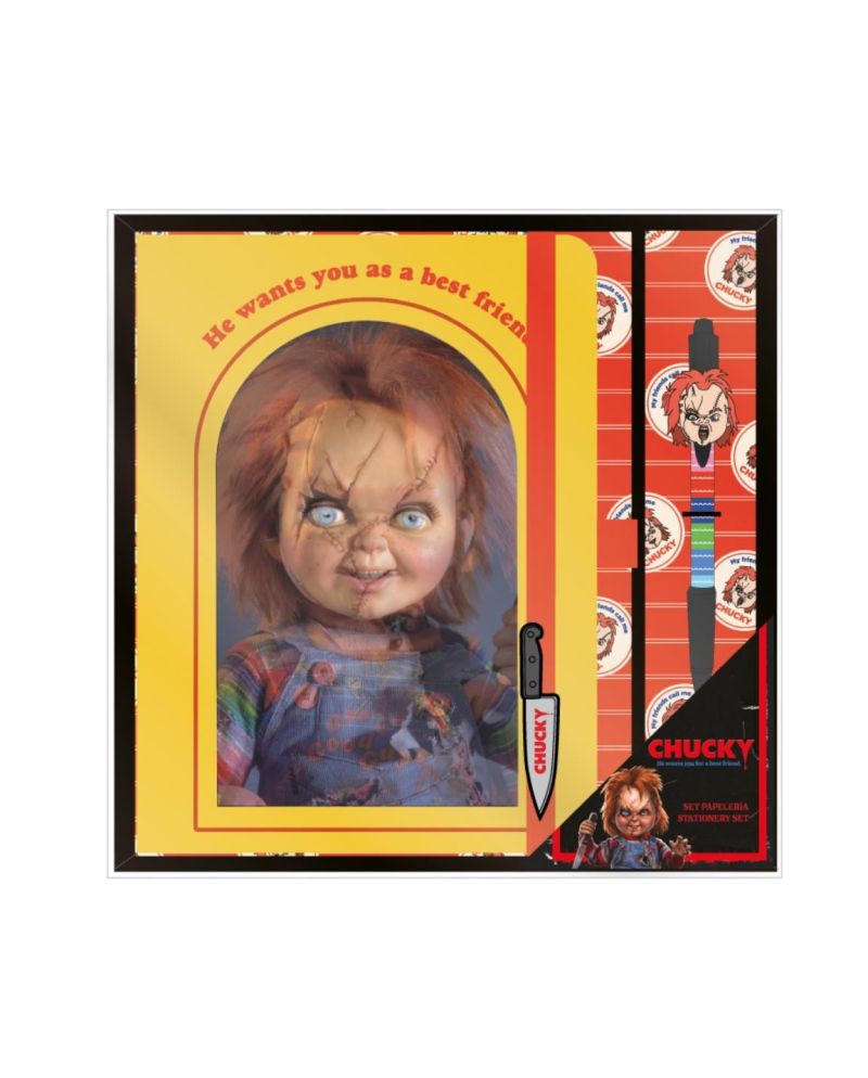 CHUCKY - Set de Papeterie - Notebook A5 + Stylo - vue principale