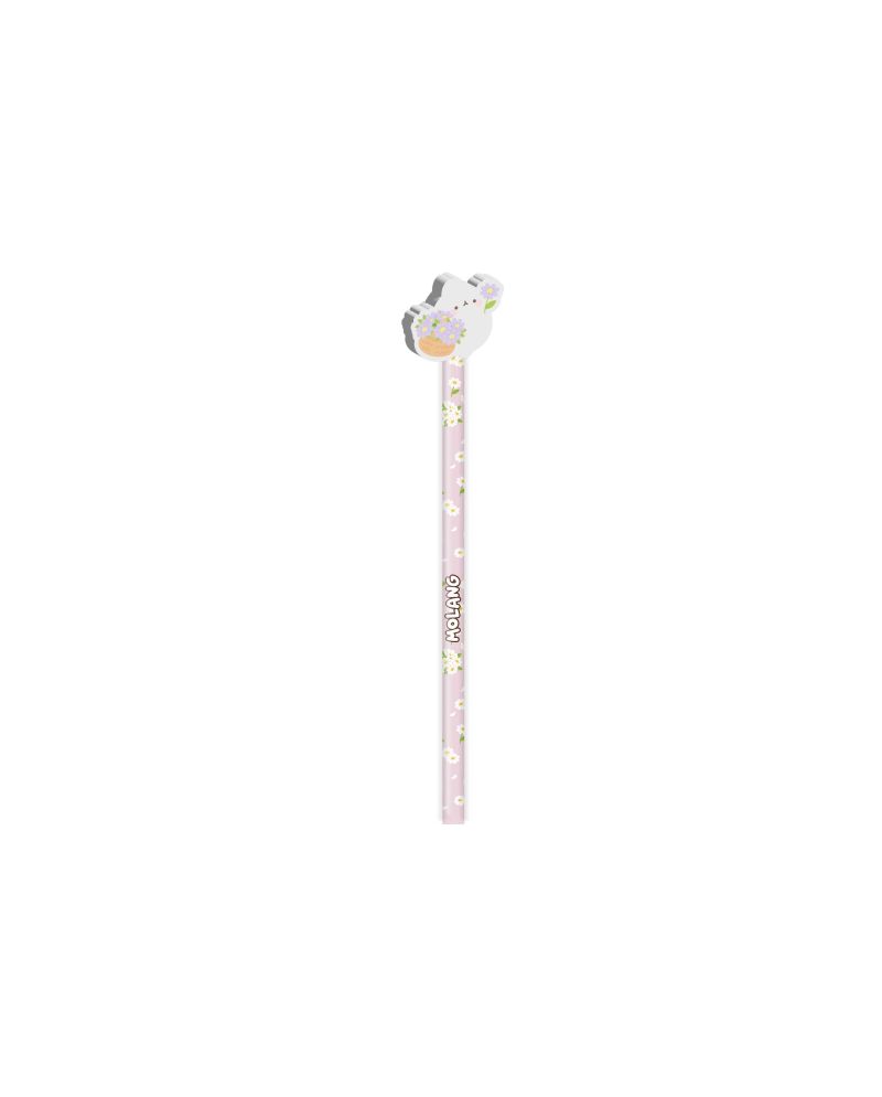 MOLANG - Blossom - Crayon avec Topper Gomme - vue principale