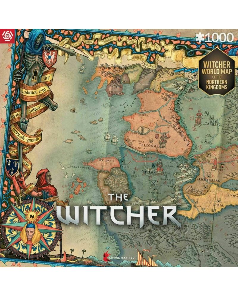 THE WITCHER 3 - The Northern Kingdoms - Puzzle 500P - vue principale