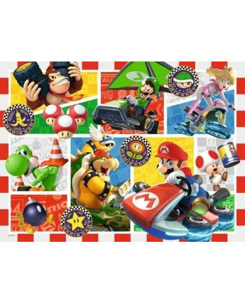 NINTENDO - La course de Mario Kart - Puzzle 150P XXL - vue de face