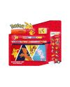 POKEMON - Set de Papeterie avec une Trousse Triple & Stickers - 7pc - vue de face