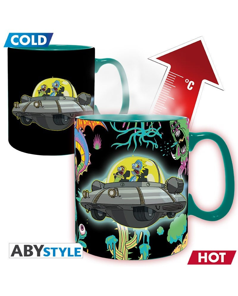 RICK & MORTY - Mug Heat Change 460 ml - Space Ship