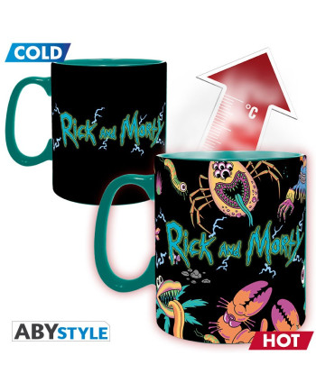 RICK & MORTY - Mug Heat Change 460 ml - Space Ship