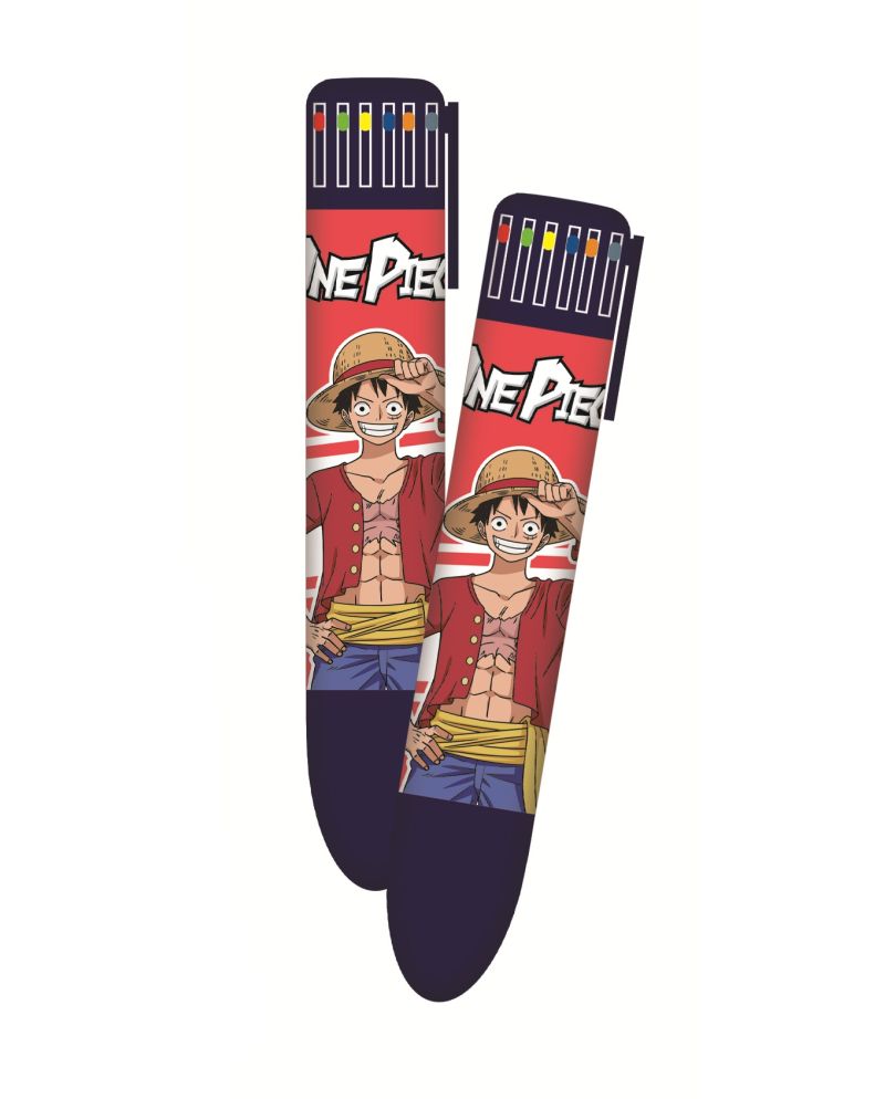 ONE PIECE - Stylos-bille 6 couleur - vue principale