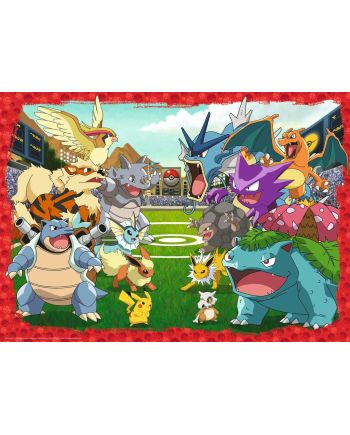 POKEMON - L'affrontement de Pokémon - Puzzle 1000P - vue de face