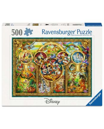 DISNEY - Famille Disney - Puzzle 500P - vue principale