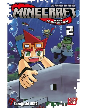 MINECRAFT - Le manga officiel - Voyage au bout du monde - Tome 2 - vue principale