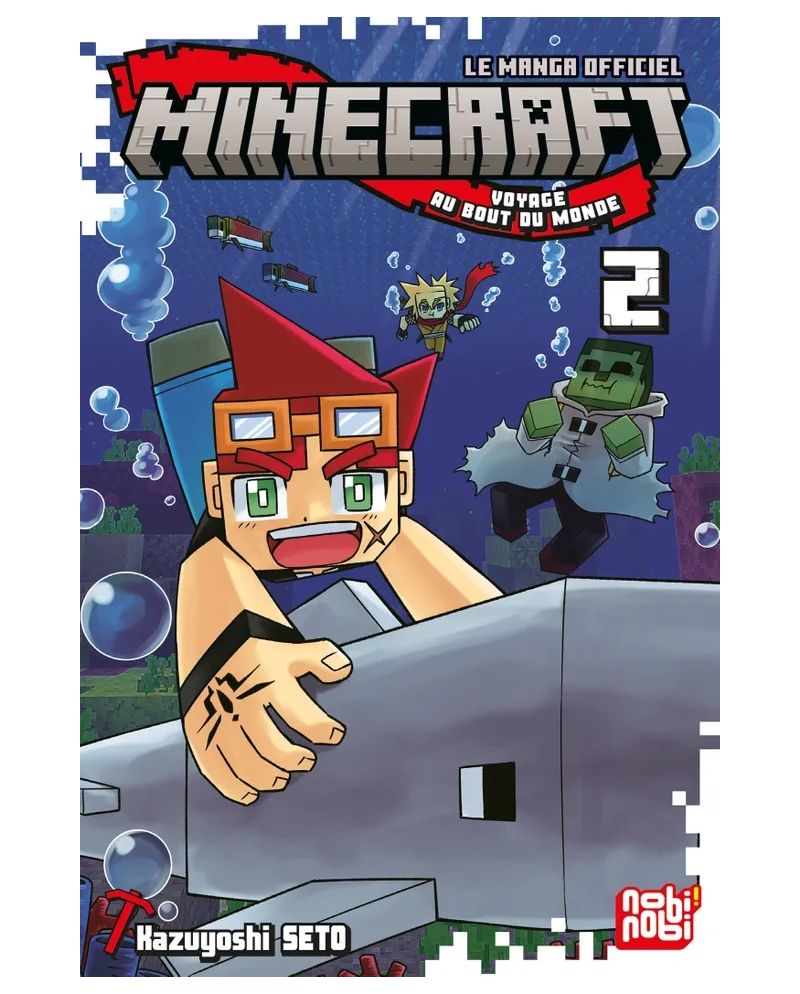 MINECRAFT - Le manga officiel - Voyage au bout du monde - Tome 2 - vue principale