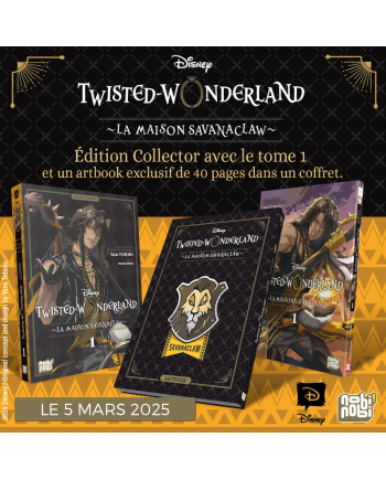 DISNEY TWISTED WONDERLAND - SAVANACLAW - Tome 1 - EDITION COLLECTOR - vue principale