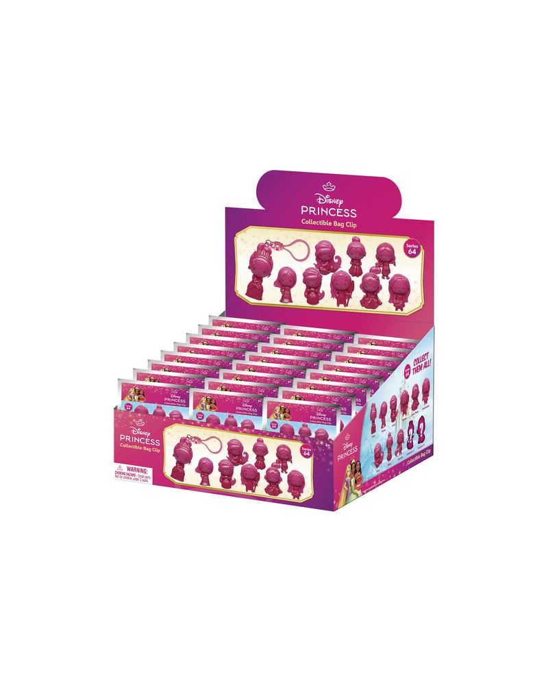 PRINCESS - Series 64 - 3D Foam Bag Clip (Display 24 Pcs) - vue principale