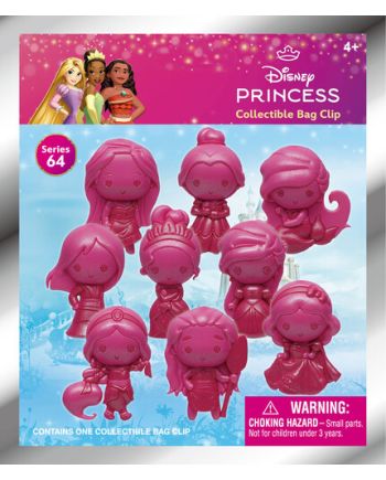 PRINCESS - Series 64 - 3D Foam Bag Clip (Display 24 Pcs) - vue de face