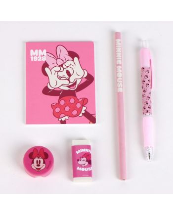 MINNIE - Display de 6 Sets de Papeterie 6pc - vue de dos