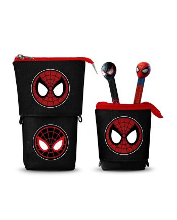 SPIDER-MAN - Trousse Verticale + 2 Stylos Gel - vue principale