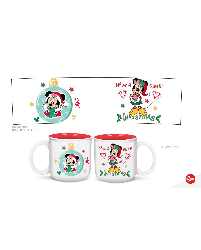 MINNIE - Merry Xmas - Breakfast Mug - 14oz