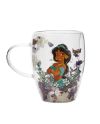 DISNEY PRINCESSES - Jasmine - Verre avec Fleurs Sechées 300ml - vue de face