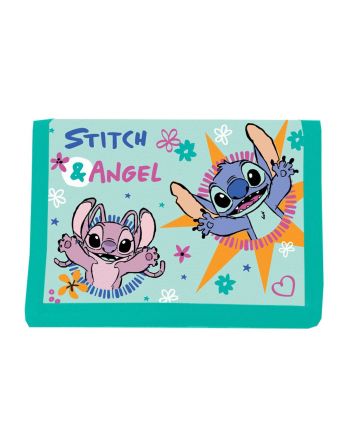 STITCH & ANGEL - Set Portefeuille + Porte-Clés - 2 Pc. - vue de face