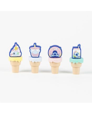 STITCH - Pack de 4 mini Surligneurs "food" - vue de face