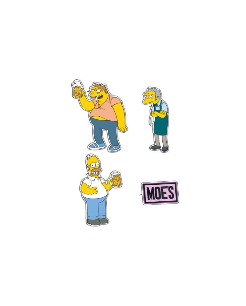 LES SIMPSONS - Taverne de Moe - Set de 4 Pin's - vue principale