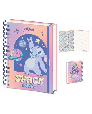 STITCH - Space Rocks - Notebook A5 - vue principale