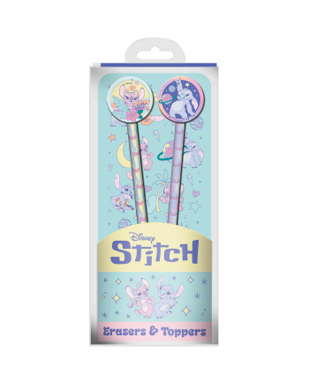 STITCH & ANGEL - Space Rocks - Set de 2 Crayons avec des Toppers - vue principale