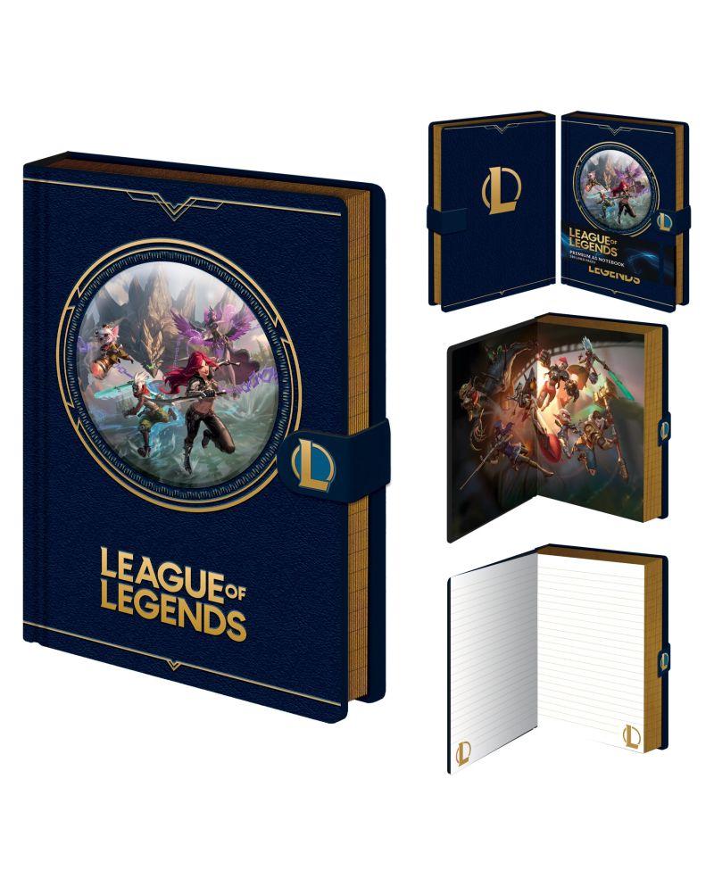 LEAGUE OF LEGENDS - Notebook A5 Premium - vue principale