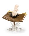 HARRY POTTER -Journal Tom Jedusor & Croc Basilic -Statue Prop-Ups 14cm - vue de profil