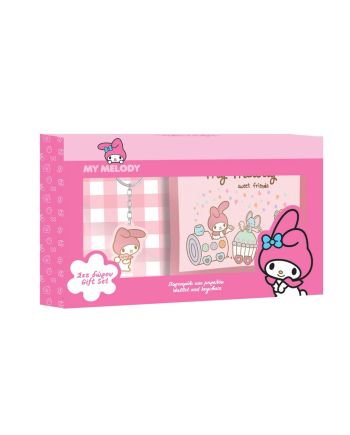 MY MELODY - Set Portefeuille + Porte-Clés - 2 Pc. - vue principale