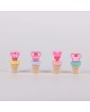 MINNIE - Pack de 4 mini Surligneurs "food" - vue de face