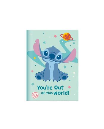 STITCH - Gift Set Journal Intime avec cadenas +Stylo-bille Pompom - vue de face