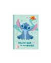 STITCH - Gift Set Journal Intime avec cadenas +Stylo-bille Pompom - vue de face