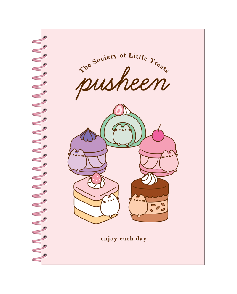 PUSHEEN - Little Treats - Notebook A5 + Stickers - vue principale