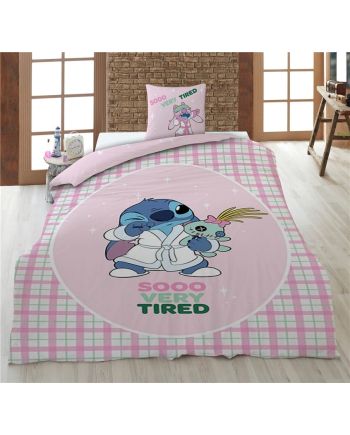 LILO & STITCH - Sooo Very Tired - Parure de lit 140x200cm + 65x65cm - vue de face