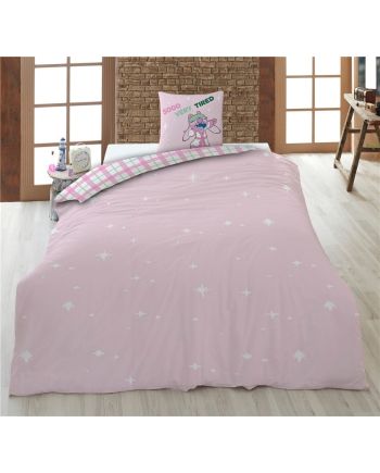 LILO & STITCH - Sooo Very Tired - Parure de lit 140x200cm + 65x65cm - vue de profil