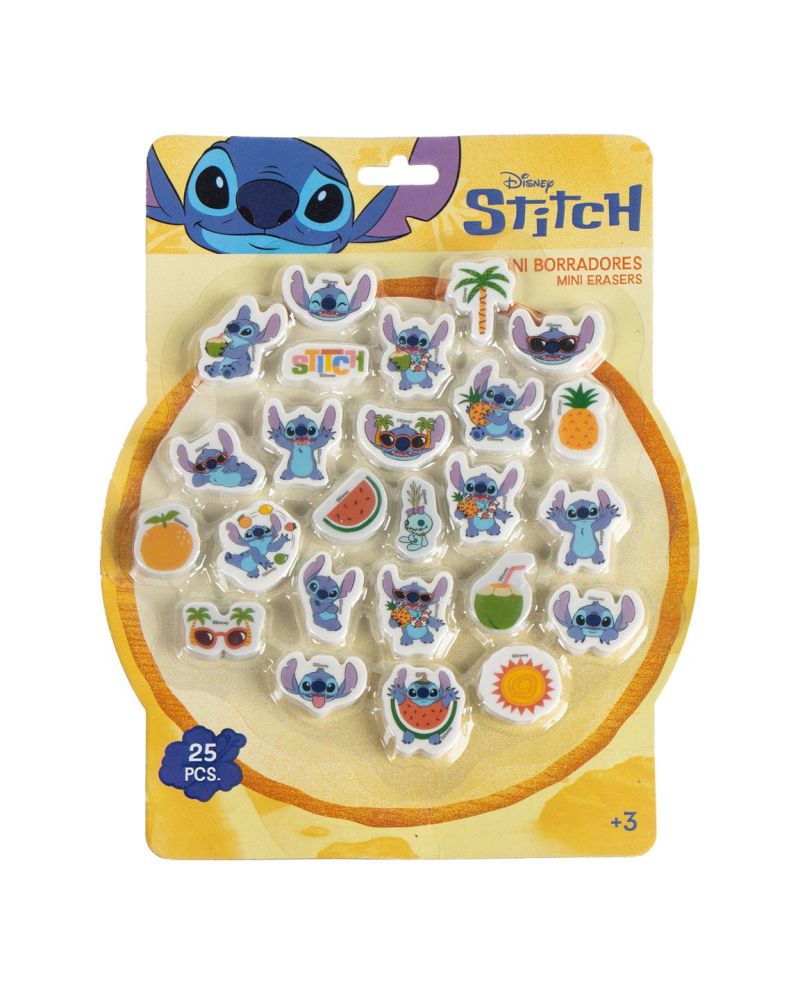 STITCH - Summer - Pack de 25 Gommes - vue principale