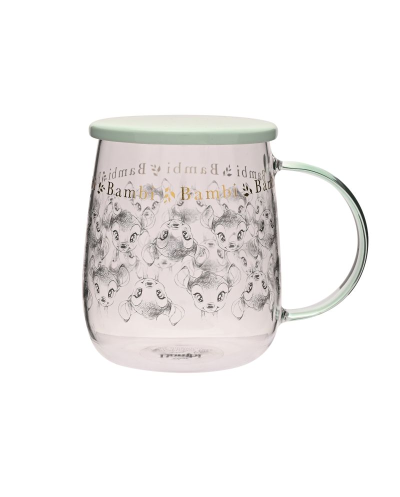 DISNEY - Bambi - Mug en Verre avec Couvercle 540ml - vue principale