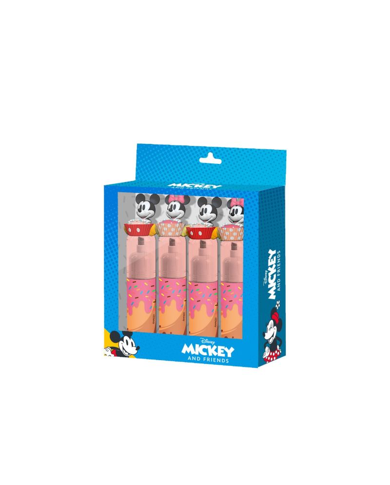 MINNIE & MICKEY - Muffin - Pack de 4 Surligneurs - vue principale