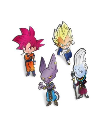 DRAGON BALL SUPER - Set de 4 Pin's - vue principale