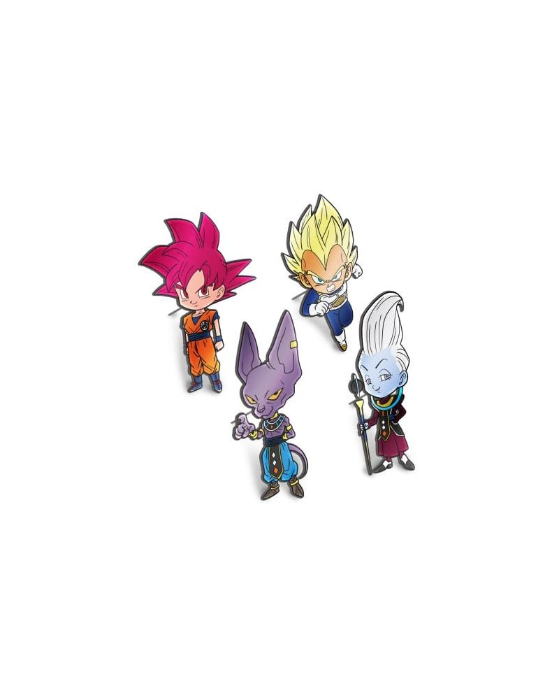 DRAGON BALL SUPER - Set de 4 Pin's - vue principale