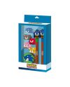 SONIC & Friends - Set de 2 Crayons + 5 Gommes - vue principale
