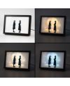 MERCREDI & ENID - Ophelia Hall - Cadre Lumineux LED 28x20x5cm - vue de face