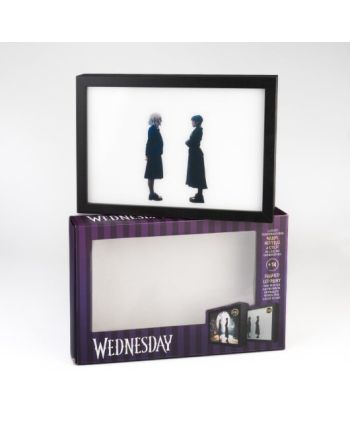 MERCREDI & ENID - Ophelia Hall - Cadre Lumineux LED 28x20x5cm - vue de dos