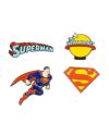 SUPERMAN - Set de 4 Pin's - vue de face