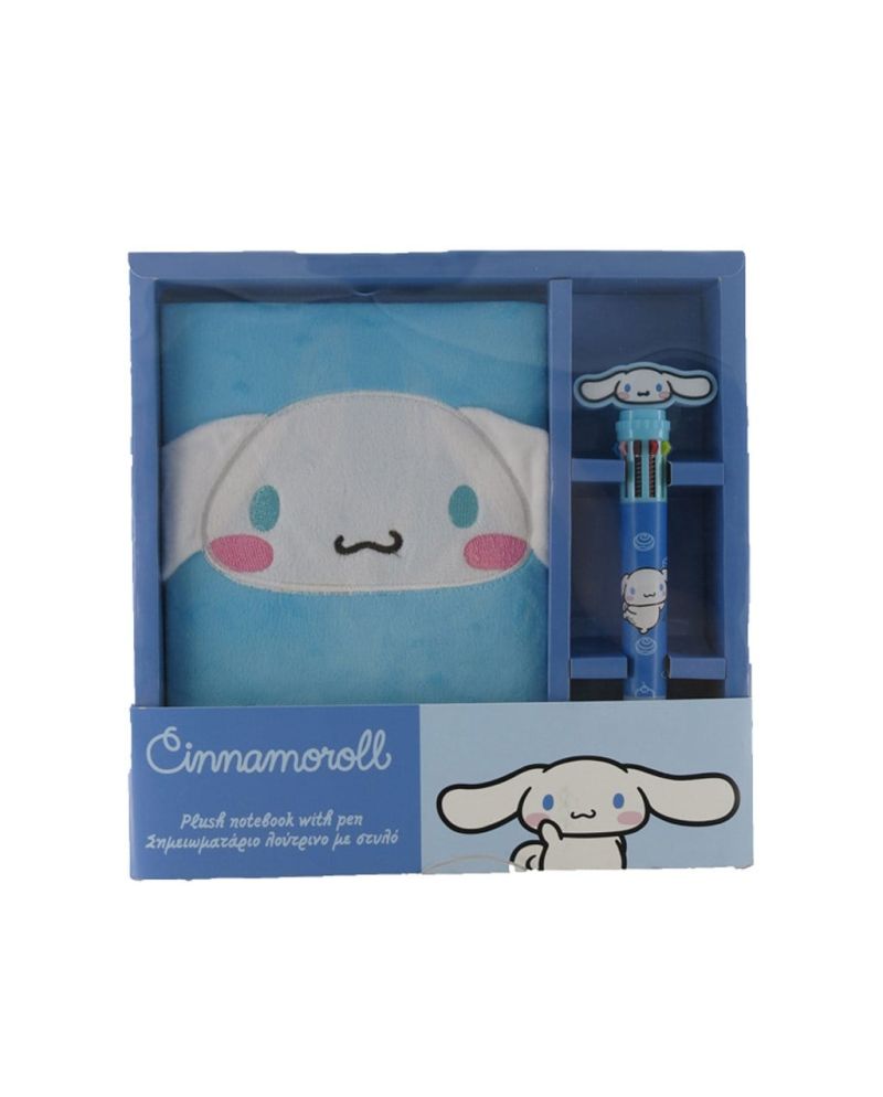 CINNAMOROLL - Gift Set Notebook A5 Peluche + Stylo bille 3D - vue principale
