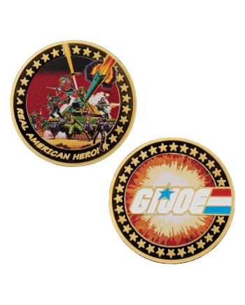 G.I. JOE - 60ans Anniversaire - Pièce Edition Limitée 24k Plaqué Or - vue de profil