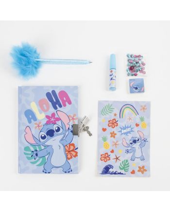 STITCH - Set de Papeterie - Journal + accessoires 6pc. - vue de face
