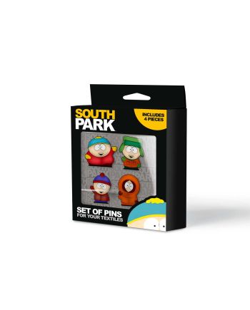 SOUTH PARK - Set de 4 Pin's - vue de face